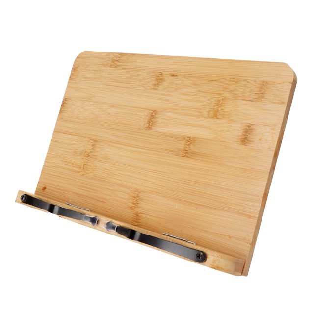 Tablet Pillow Stand, Bamboo Lightweight Portable Adjustable Tablet Stand 5 Different Angles For Classrooms Libraries Office For Dormitories Homes