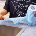 thumbnail image 4 of MesaSe 50Pcs Non-woven Fabric Kitchen Disposable Removable Dish Cloth Scouring Pad, 4 of 8