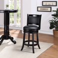 thumbnail image 2 of Boraam Augusta Counter Height Swivel Counter Stool in Black, 2 of 9