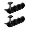 thumbnail image 2 of Siruishop 2 Pieces Weight Lifting Grips Palm Protection for Exercise Training Dumbbell Black, 2 of 8