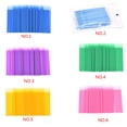 thumbnail image 4 of 100pcs Double Head Disposable Swab Fiber Buds Plastic Sticks Eyebrow Eyelash Make Up Tools, 4 of 8