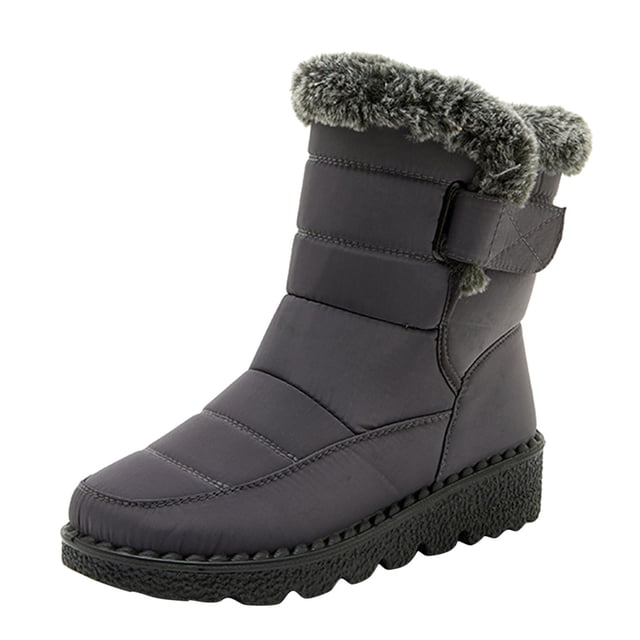 Bottes d'Hiver pour Femmes, Mode, Confortables, Extérieur, Mi-Longues, Chaussures pour Temps Froid, Randonnée et Aventure