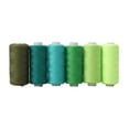 thumbnail image 1 of Transemion 1/2/3 Premium Polyester Thread Spools - Kit For Home Sewing Polyester Is Green 6-color line 1 Pc, 1 of 6