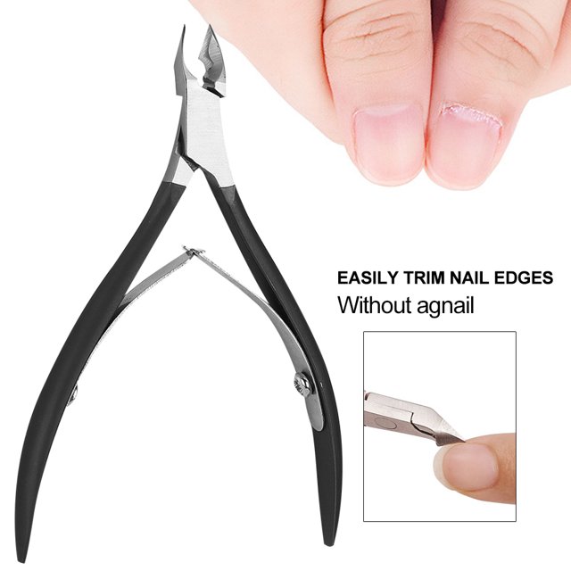 Premium Nail Cuticle Nippers For Pedicure, Nail Clippers For Thick And Deep Ingrown Toenails And Fingernails