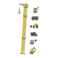 thumbnail image 3 of Height Growth Chart Wall Sticker Max 180cm for Kids Nursery Corridor Bedroom Engineering Vehicle, 3 of 8