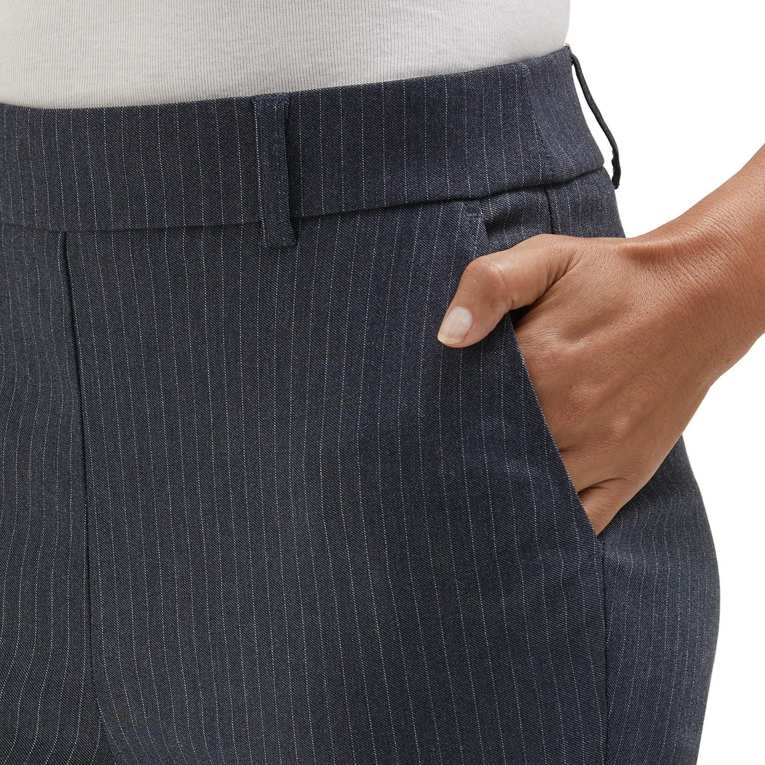 Rafaella Pantalon habillé à jambe droite pour femme