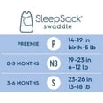 thumbnail image 4 of HALO® SleepSack® Swaddle - Cotton - Grey, Small, Swaddle, 4 of 8