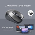 thumbnail image 3 of Cameland Wireless Blue-Tooth Mouse Office Gaming Mouse 3 Button Usb Led Ergonomic Button 1600 Dpi For Laptop Pc, 3 of 4