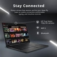 thumbnail image 4 of HP Portable Étudiant 15,6 Pouces HD, Intel Pentium Silver N5030, 8 Go RAM, SSD PCIe 256 Go, Intel UHD Graphics, Caméra Web HD, Pavé Numérique, Wi‐Fi 5, Bluetooth, Windows 11, Noir, Carte USB 32 Go, 4 of 9