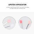 thumbnail image 3 of 6pcs Portable Single Head Makeup Brushes Multifunctional Silicone Lip Brushes Makeup Brushes Cosmetic Tool(Translucent and Flesh Pink and Watermelon Red), 3 of 8