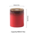 thumbnail image 2 of Qeeadeea/French Gradient Ceramic Sugar Pot With Lid, Solid Sugar Bowl With Spoon, Porcelain Spice Jar, Kitchen Decoration Storage-red-400ml/14oz, 2 of 9
