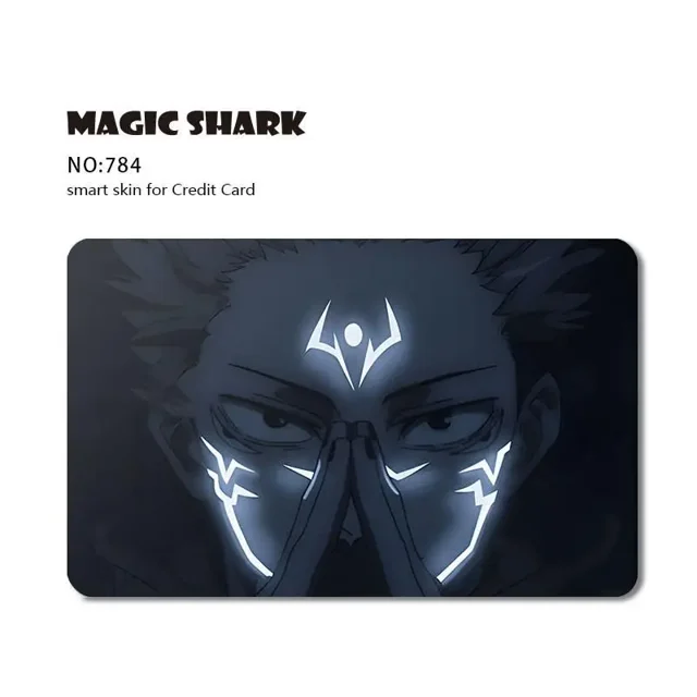 Fashion Cartoon Anime Game PVC Matte Film Sticker Case Skin for Credit Card Big Small No Chip 784 Big Chip