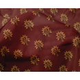 thumbnail image 4 of oneOone Silk Tabby Fabric Floral & Flying Swan Block Decor Fabric Printed BTY 42 Inch Wide, 4 of 4
