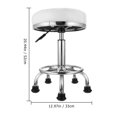 thumbnail image 2 of Minkissy Chaise de Salon de Coiffure avec Protection de Plancher Tabouret Moderne Réglable Lot de 1, 2 of 7