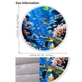 thumbnail image 2 of PRETXORVE Couverture de Plage Ronde en Microfibre Imprimée Super Colorée pour Bain, Anti-Sable, Couverture de Plage Polyvalente pour Voyage et Piscine, 2 of 9