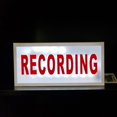 thumbnail image 4 of GROWTH TANK Recording Light Sign with Remote LED Illuminated Lightbox Multicoloured Wireless for Studio Recording Radio Gaming Pub Music Banner White USB, 4 of 8