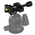 thumbnail image 2 of Haoge Combo Boss Adapter Convertor with CP-MAS Arca & Manfrotto Compatible Quick Release Clamp for Manfrotto Tripod Ball Head Clamp Replacement, 2 of 5