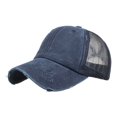thumbnail image 2 of Unisex Men Women Solid Color Sun Hat Adjustable Baseball Cap Hip Hop Hat, 2 of 4