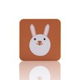 thumbnail image 1 of CAROOTU Anti-Slip Soft Silicone Coaster Heat-Resistant Square Cartoon Table Placemat for Housewarming Kitchen 85*85mm New, 1 of 7