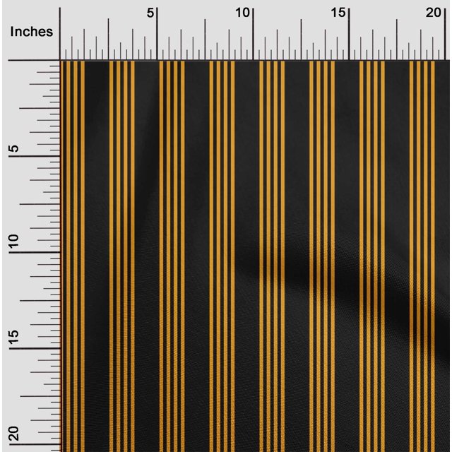 oneOone Cotton Silk Fabric Vertical Stripe Print Sewing Fabric BTY 42 Inch Wide