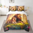 thumbnail image 2 of YST 7-Piece Lion Comforter Set Bed in a Bag, King Size, Polyester, 2 of 4