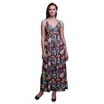 thumbnail image 1 of Bimba Floral Printed Adjustable Spaghetti Strap Long Maxi Dress Summer Beachwear-XX-Large, 1 of 6