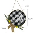 thumbnail image 2 of Hello Sign Home Decor  Front Door  Wood Hanging Welcome Sign  for Farmhouse porch Wall, 2 of 5