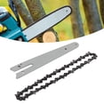 thumbnail image 1 of 6 Inch Chain and Guide Plate, Durable Quench Machining 6 Inch Chains Quickly Dissipate Heat Lightweight Widely  Manganese Steel  for Gardening, 1 of 7