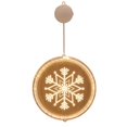 thumbnail image 2 of Christmas Lights Decoration Battery Operated Hanging/Adhesive 3D Visual Effect LED Ornament Decor for Door Window, 2 of 2
