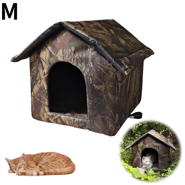 Outdoor CatShelter For Winter - Waterproof Cat House with ThermalWarmth
