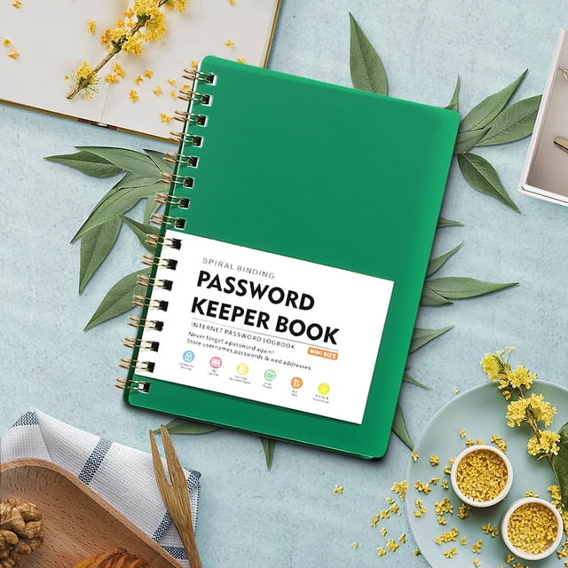 Mini Size Password Book A6 Loose Leaf Notebook With Thickened Skin Feel Student Notebook