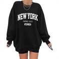 thumbnail image 3 of European-style casual sweatshirt, long-sleeved round neck pullover sweatshirt, solid color sweatshirt, 3 of 6