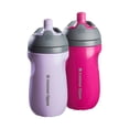 thumbnail image 1 of Tommee Tippee Bouteille d'Eau Isotherme Sportee pour Tout-Petits, Antifuite, 2x9oz Gobelets, 12m+, Lilas et Prune, 1 of 6