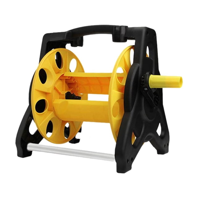 HLONK Hose Reel Cart Gardening Tool Pipe Storage Rack for Outside Farm Car Washing BM02 25M