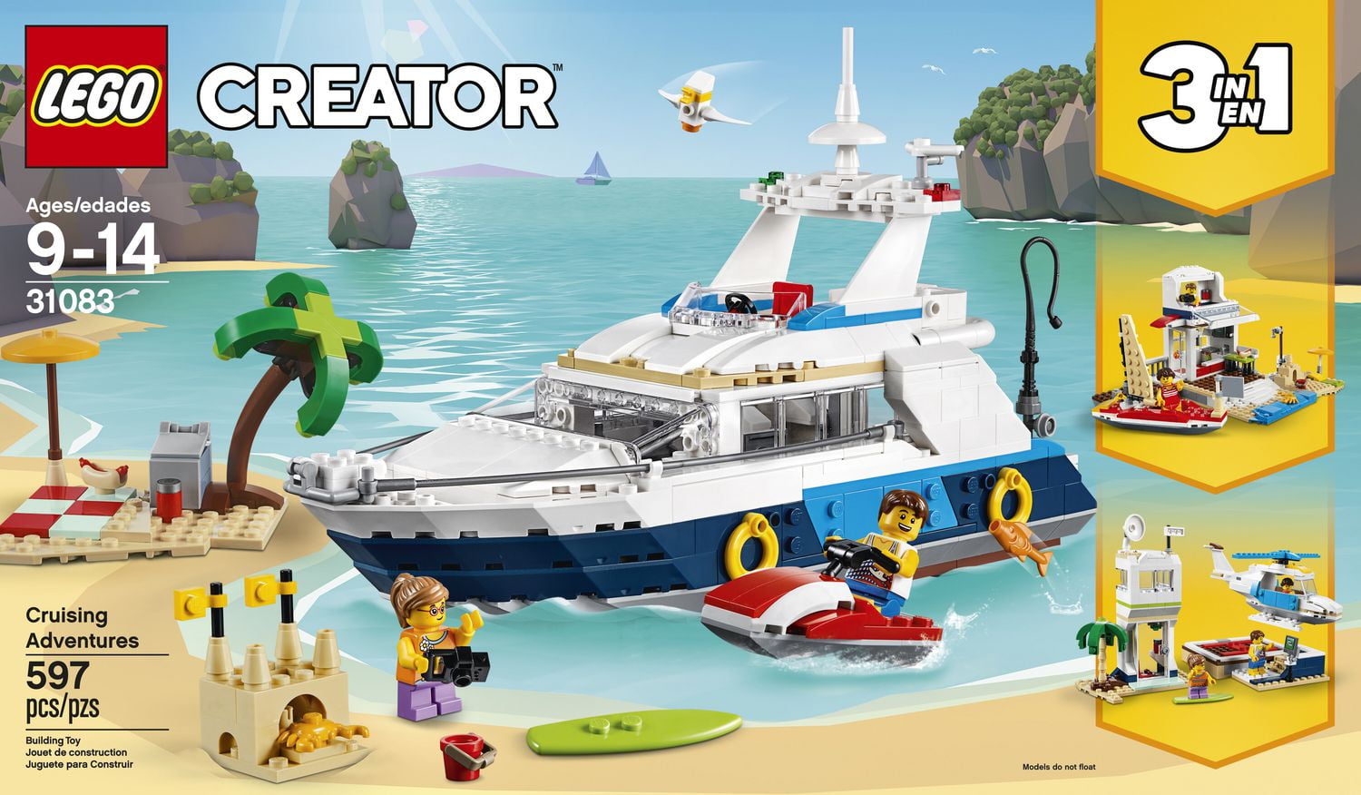 LEGO Creator - Les aventures en yacht (31083)