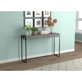 thumbnail image 1 of Safdie & Co. Table Console 47L Ciment Foncé Metal Noir, 1 of 4