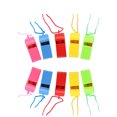 thumbnail image 3 of Colorful Whistles 24pcs Plastic Whistles Colorful Cheering Refueling Whistles Referee Whistles Kids Toy Sporting Goods (Random Color)(With Rope), 3 of 8