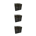 thumbnail image 4 of Decodeary Plastic Jiugongge Storage Drawer - Meticulous Workmanship And Fashionable Multi Grid Storage black Six Palaces Grid 3Set, 4 of 6