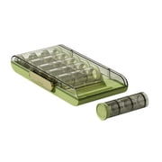 pstuiky Pill Organizer Tube Box 21 Compartments Sealed 7-Day Weekly Compartment 3 Meals A Day Portable Packaging Transparent Medicine Storage Travel Pill Container