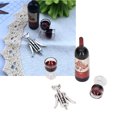 thumbnail image 4 of Miniature Red Wine Toy Model, Well Designed Doll House Red Wine Set Red Wine Glass  For Friends For House Model, 4 of 8