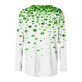 thumbnail image 4 of Chemises pour Femmes Mode Blouse à Manches Longues à Col Rond Imprimée de la Saint-Patrick Blouses pour Femmes, 4 of 5