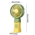thumbnail image 4 of Rbaofujie Desk Fans Small Quiet Mini Small Fan Student Portable Handheld Fan Outdoor Travel Small Electric Fan Mute Handheld Small Electric Fan Fans for Kids, 4 of 7