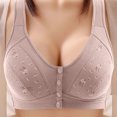 thumbnail image 1 of Mature Women's Front Closure Wireless Bra, Soft Seamless Full Coverage Comfort Support for Everyday Wear, 1 of 9