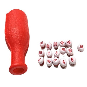 Bgsha Bouteille Shaker de Jeu de Billard Salle de Billard Boule de dés Divertissement de Chambre