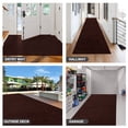 thumbnail image 4 of ANTPOP Runner Rug Outdoor Carpet Runners Hallway Non-Slip Rubberback Area Rugs Indoor Entrance Mat for Entryway Kitchen, 4'x4', Dark Brown, 4 of 7