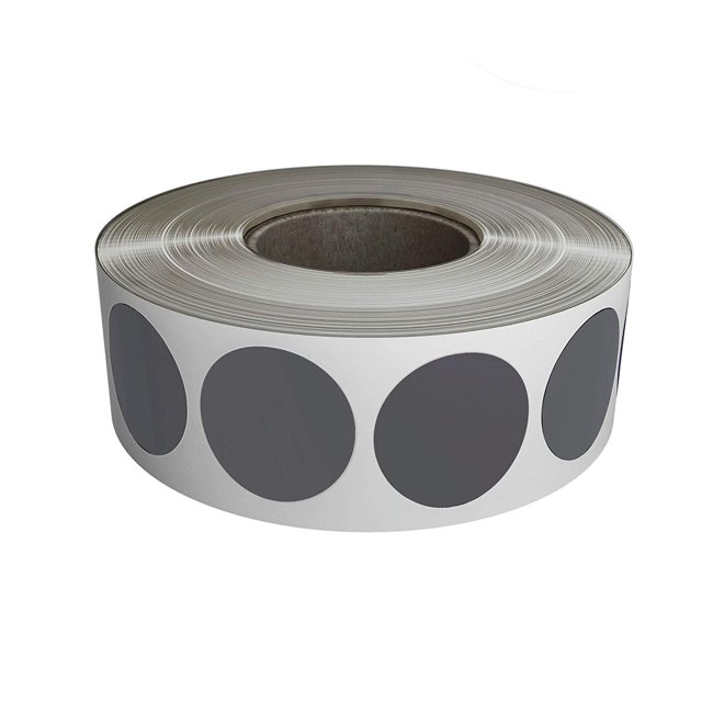 Royal Green Gray Circular dots Stickers (19mm) - Round Labels (3/4 inch) - 1050 Pack