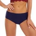 thumbnail image 4 of Erwazi Culottes Hipster Sans Coutures pour Femmes, Culottes Invisibles, Slip Doux Extensible, Bikini, Lot de 3, 4 of 9