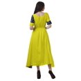 thumbnail image 4 of Moomaya Robe Midi en Viscose à Imprimé Style Santoon, Encolure Dégagée, Décontractée, pour Femmes, 4 of 4