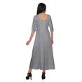 thumbnail image 4 of Moomaya Haut Indien Imprimé Robe Kurti Longue Tunique à Manches 3/4 Robes pour Femmes, 4 of 5