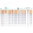 thumbnail image 1 of 20 Crystal Shiny Diamond Eye Makeup Brush Set Glitter Transparent, 1 of 5